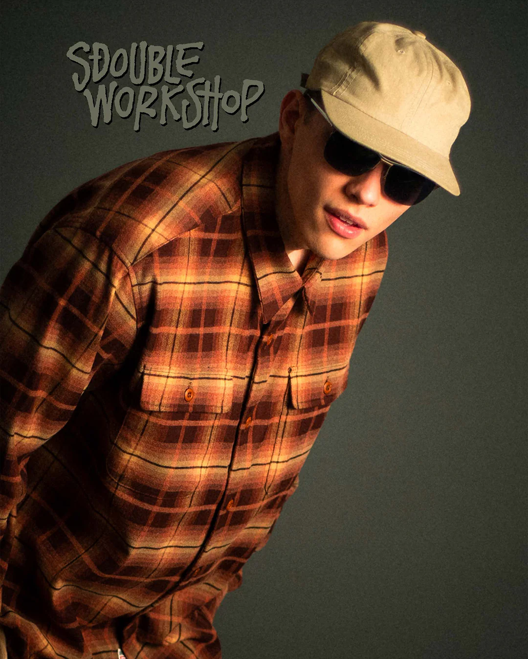Pass Flannel Overshirt - Rust - Image 3