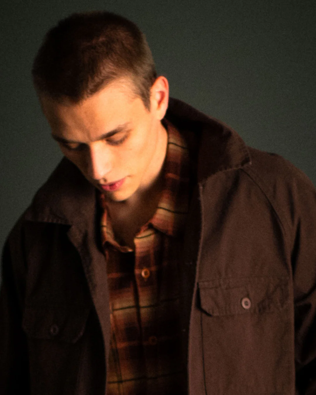 Pass Flannel Overshirt - Rust - Image 7