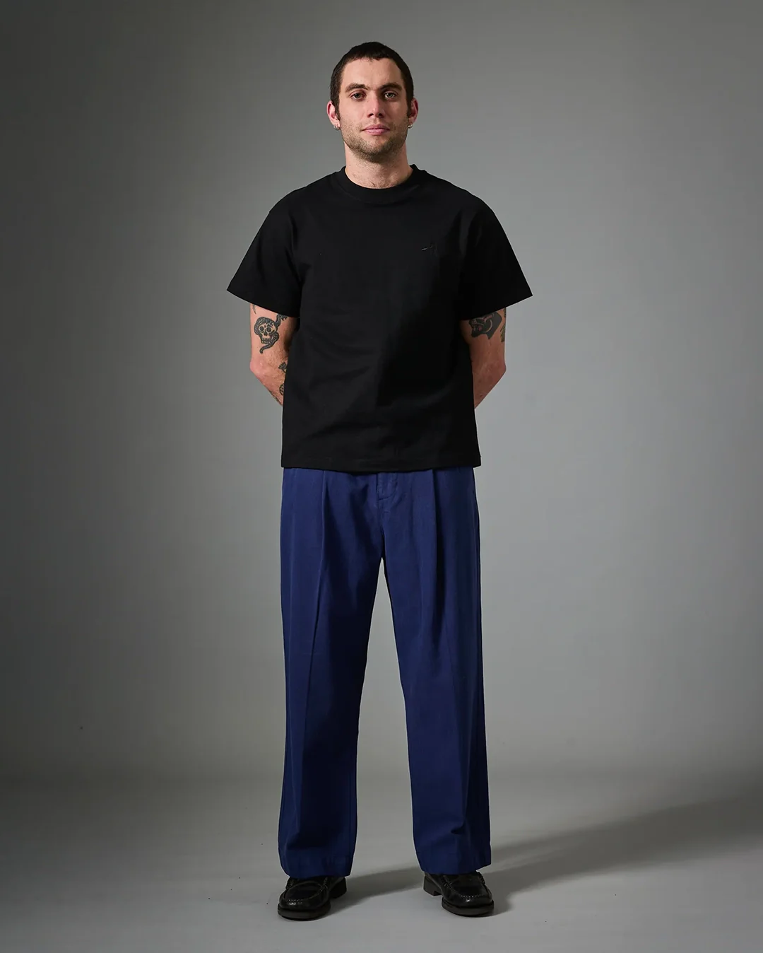 Herringbone Leagues Club Pant - Dark Indigo - Image 4
