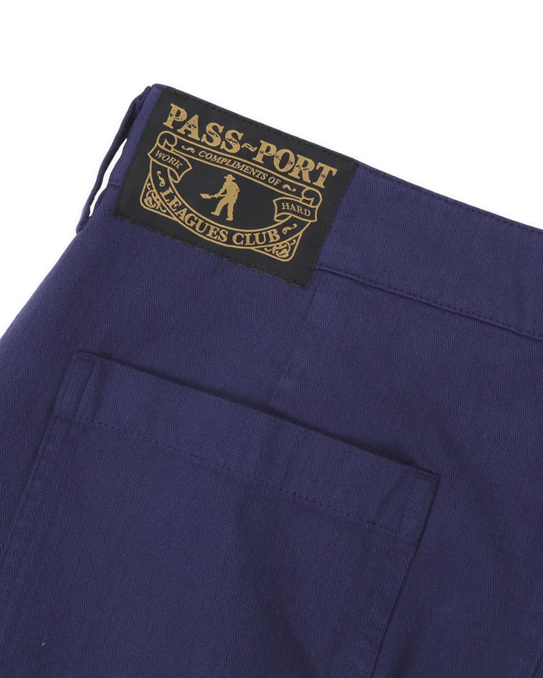 Herringbone Leagues Club Pant - Dark Indigo - Image 7