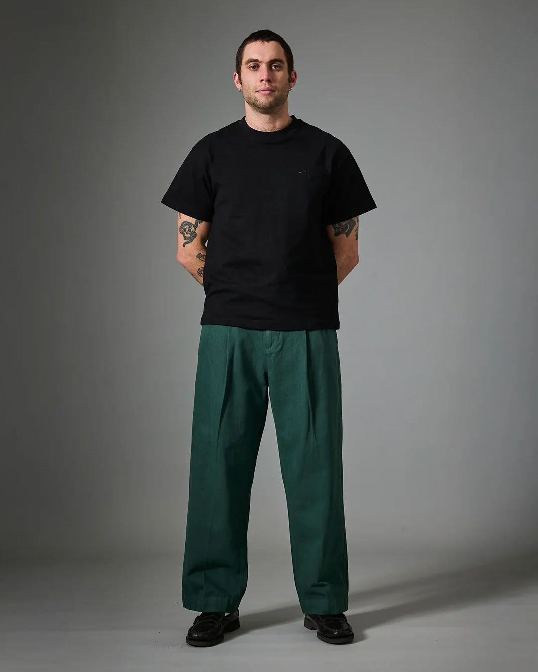 Herringbone Leagues Club Pant - Hunter Green - Image 3