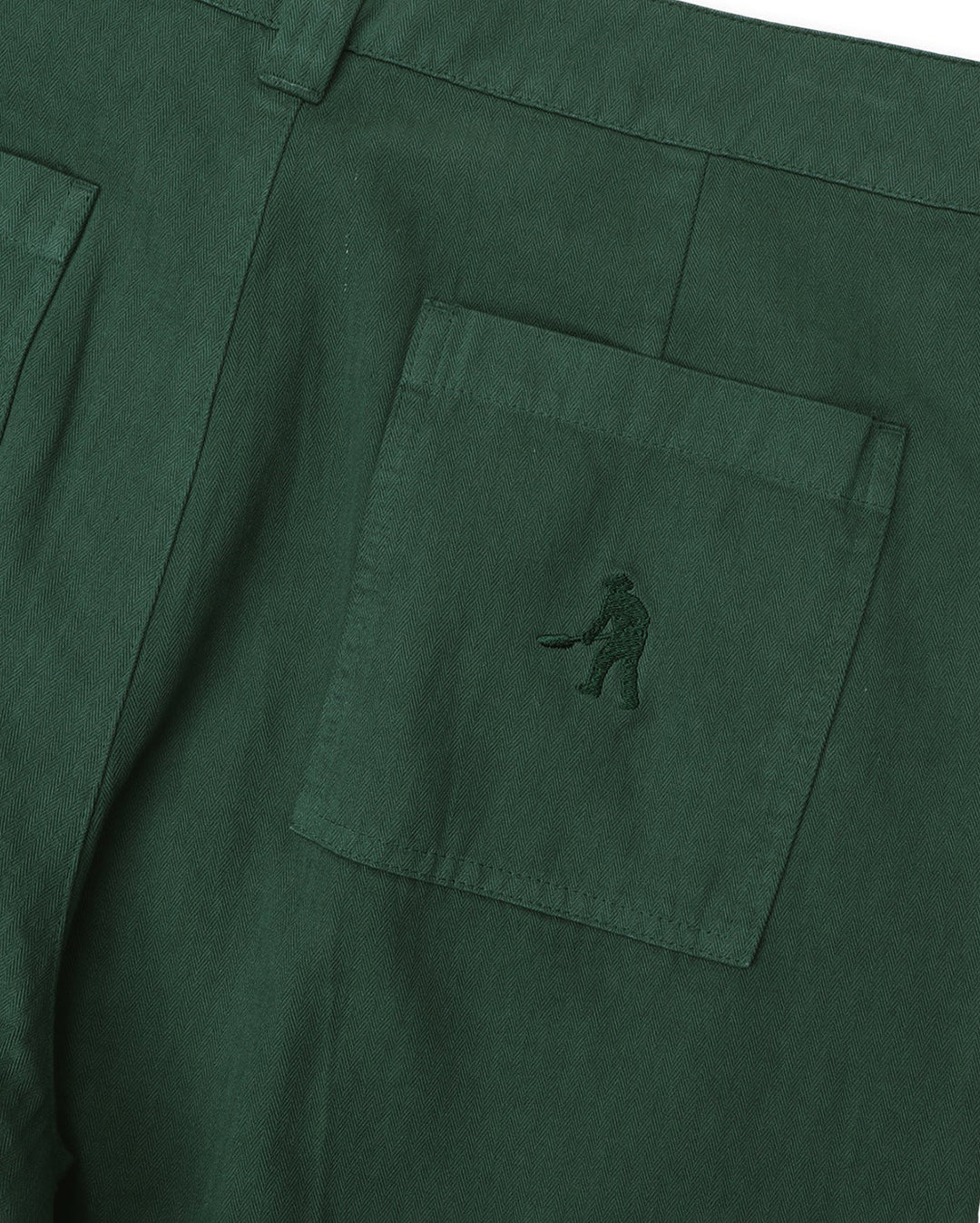 Herringbone Leagues Club Pant - Hunter Green - Image 6