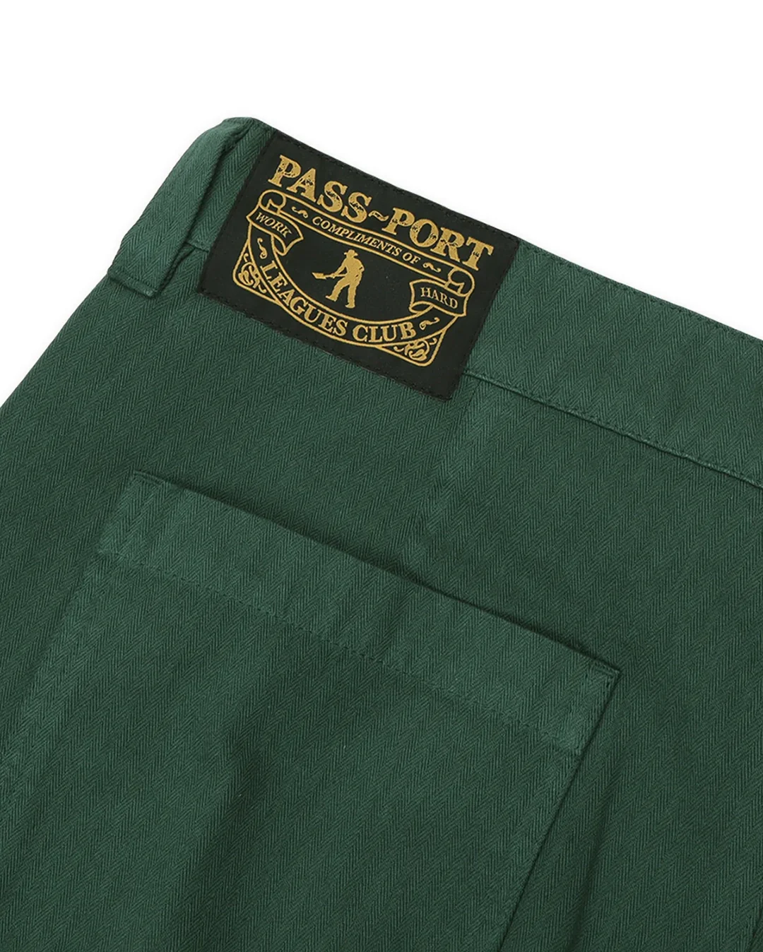 Herringbone Leagues Club Short - Hunter Green - Image 7