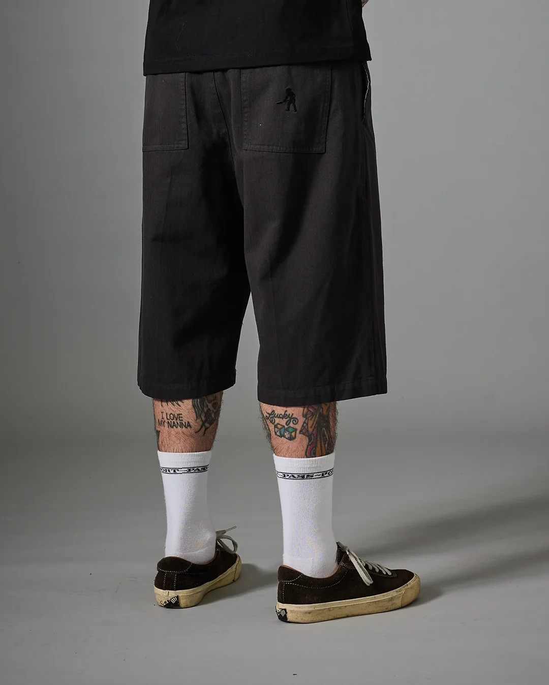 Herringbone Leagues Club Short - Vintage Black - Image 2