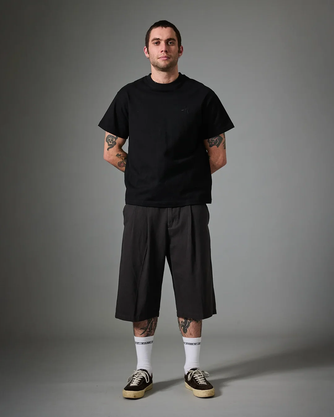Herringbone Leagues Club Short - Vintage Black - Image 3
