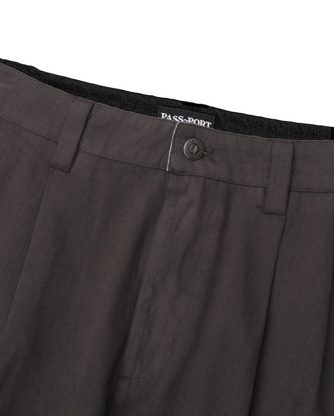 Herringbone Leagues Club Stripe Short - Dark Brown - Image 7