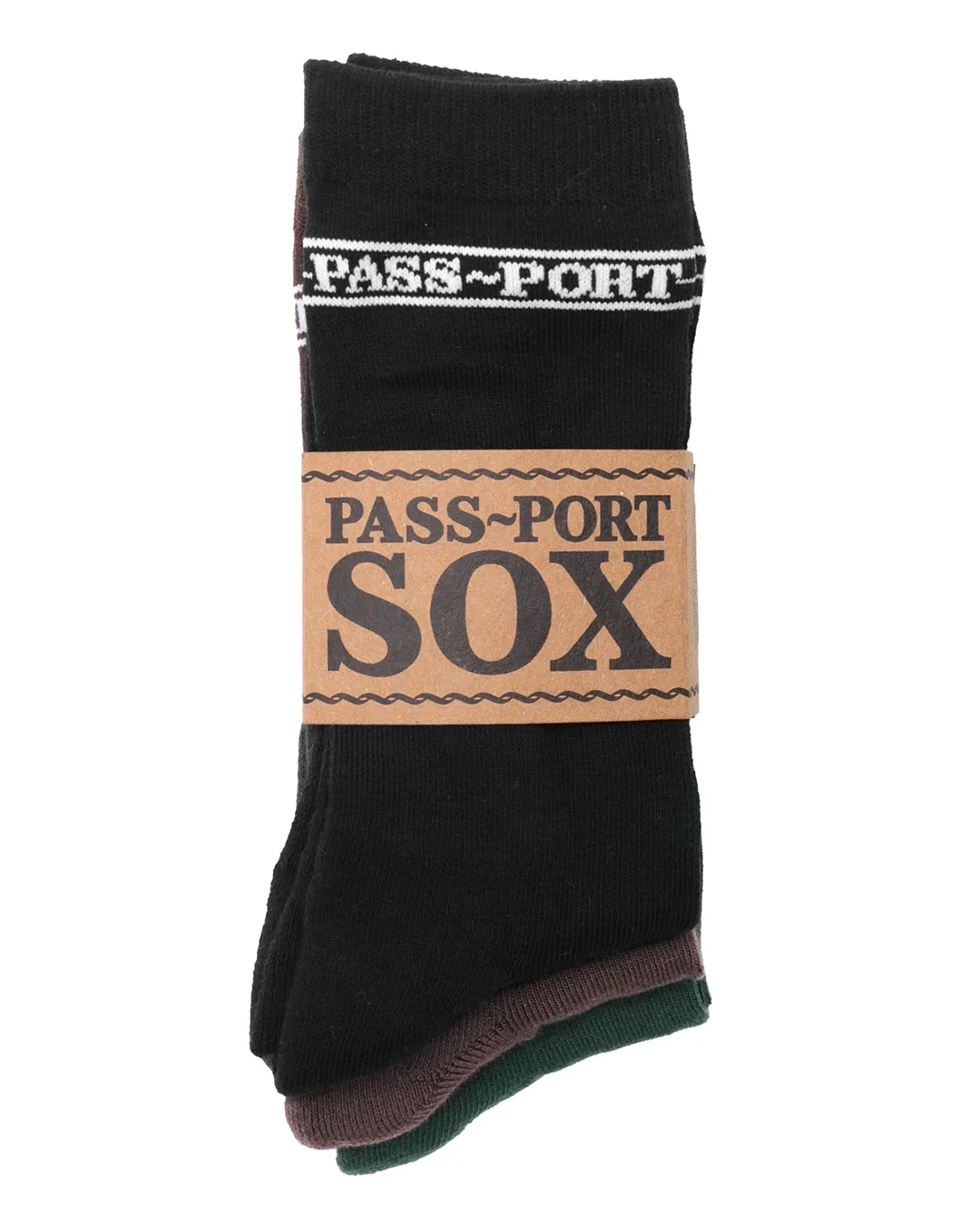 Hi Sox 3 Pack R46 - Black/Choc/Forest