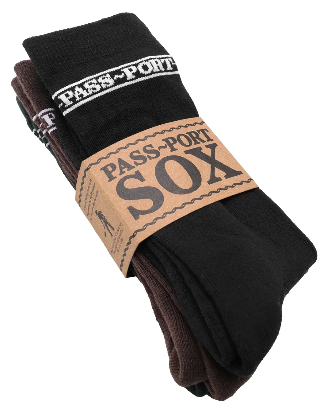 Hi Sox 3 Pack R46 - Black/Choc/Forest - Image 2