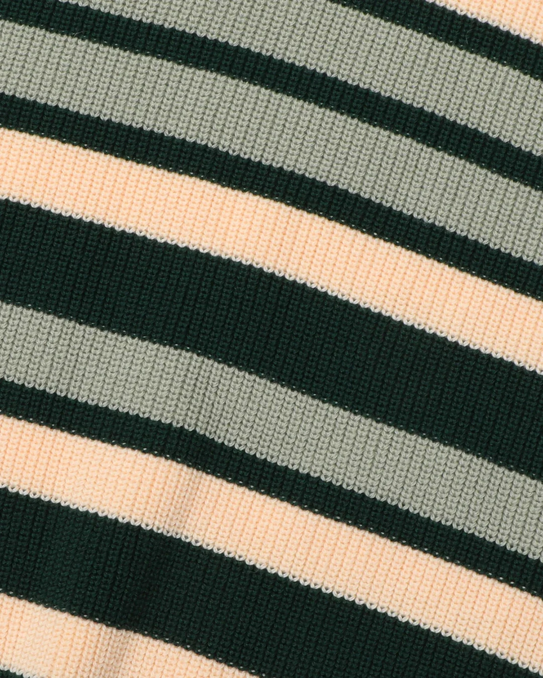 Striped Organic Knit Sweater - Dark Jade - Image 5
