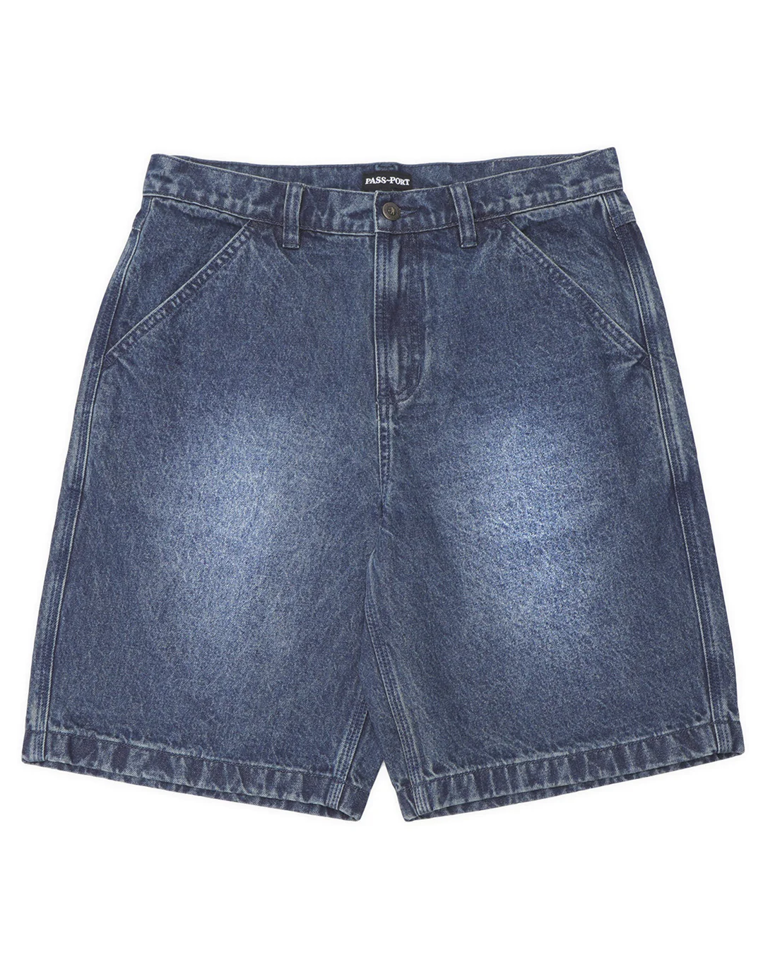 Workers Club Classic Jean Short R46 - Washed Dark Indigo - Image 4