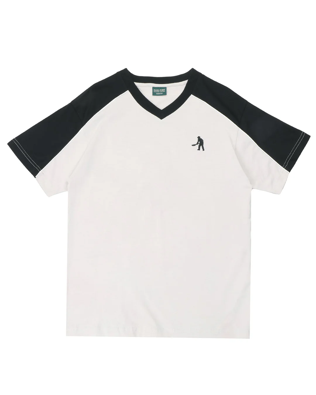 Workers Stripe Organic Jersey - Bone/Black