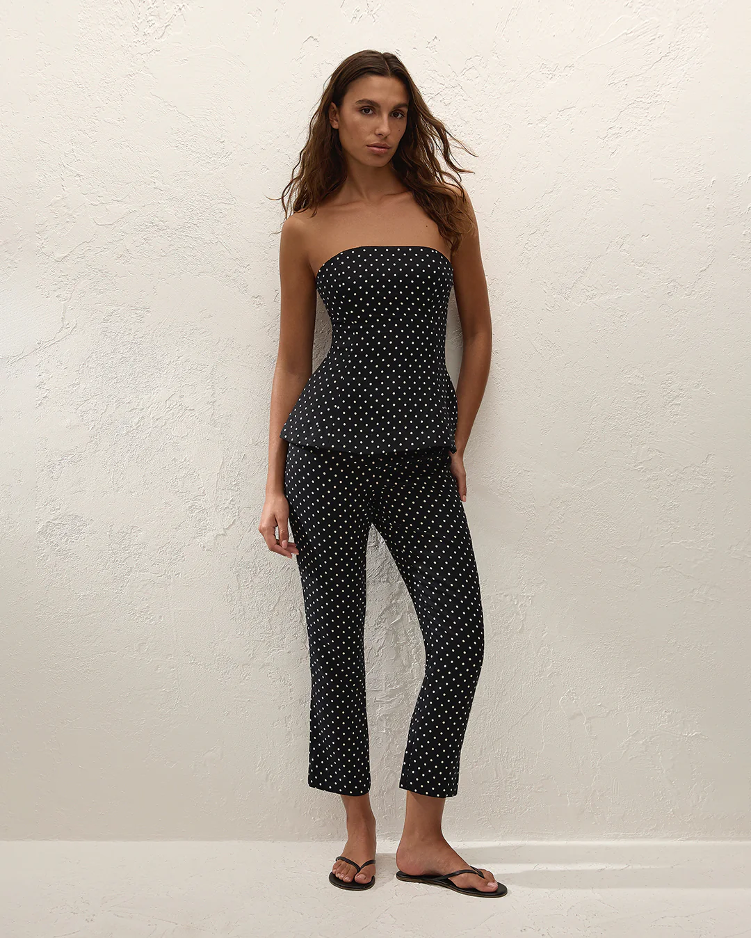 Petro Top - Lola Polka Dot - Black/Cream