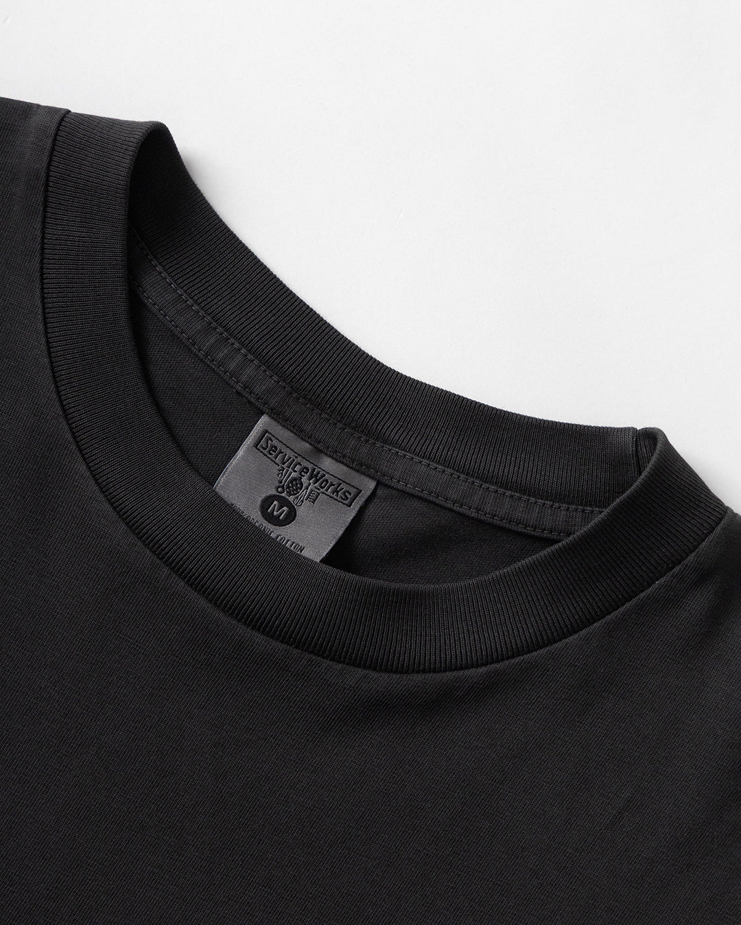Pigment Dyed Trademark Tee - Black - Image 5