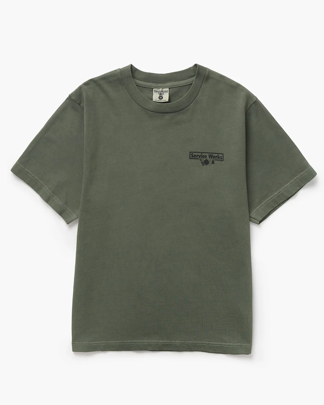 Pigment Dyed Trademark Tee - Olive