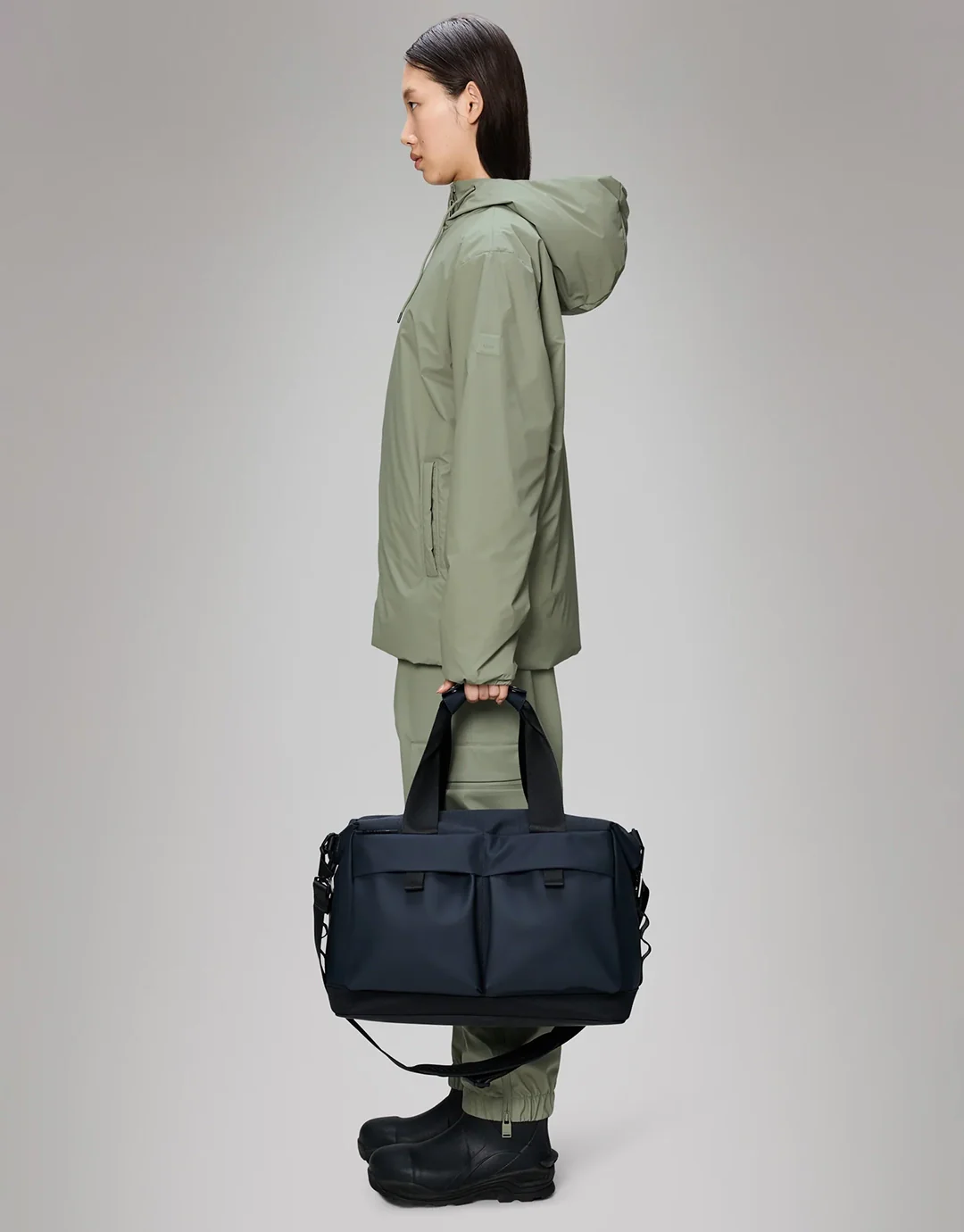 Otaru Weekend Bag Small W3 - Navy - Image 4