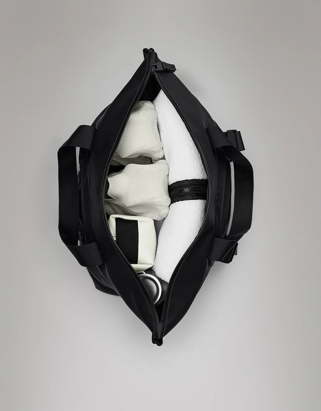 Puffer Mix Tote Bag Mini W3 - Black - Image 5
