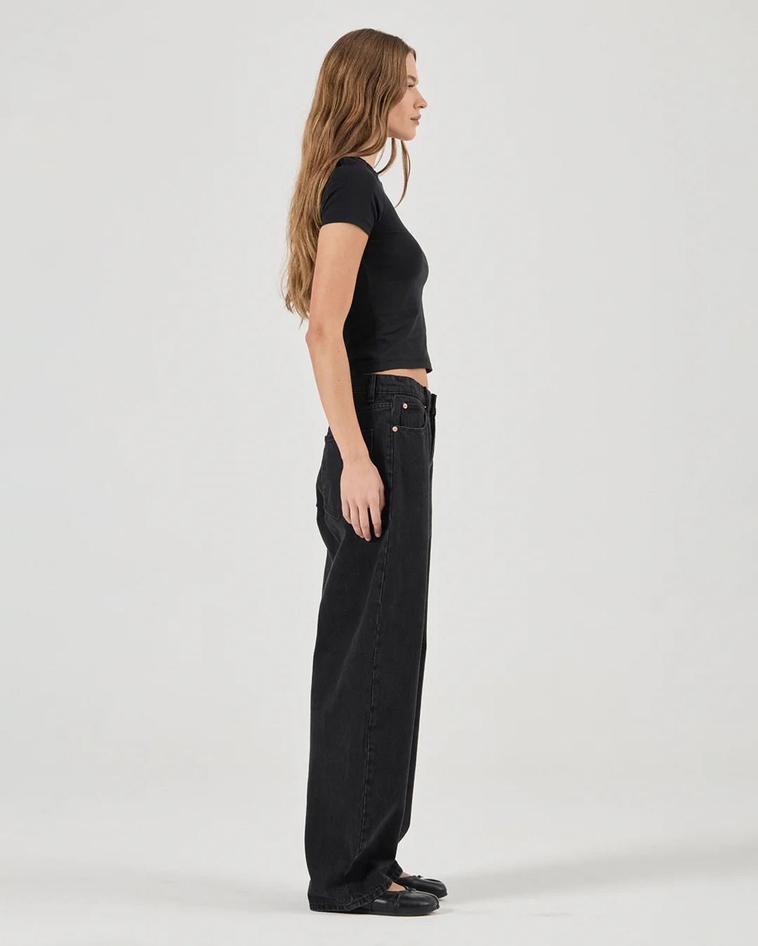 Arc Barrel Denim Jeans - Black Sand - Image 6