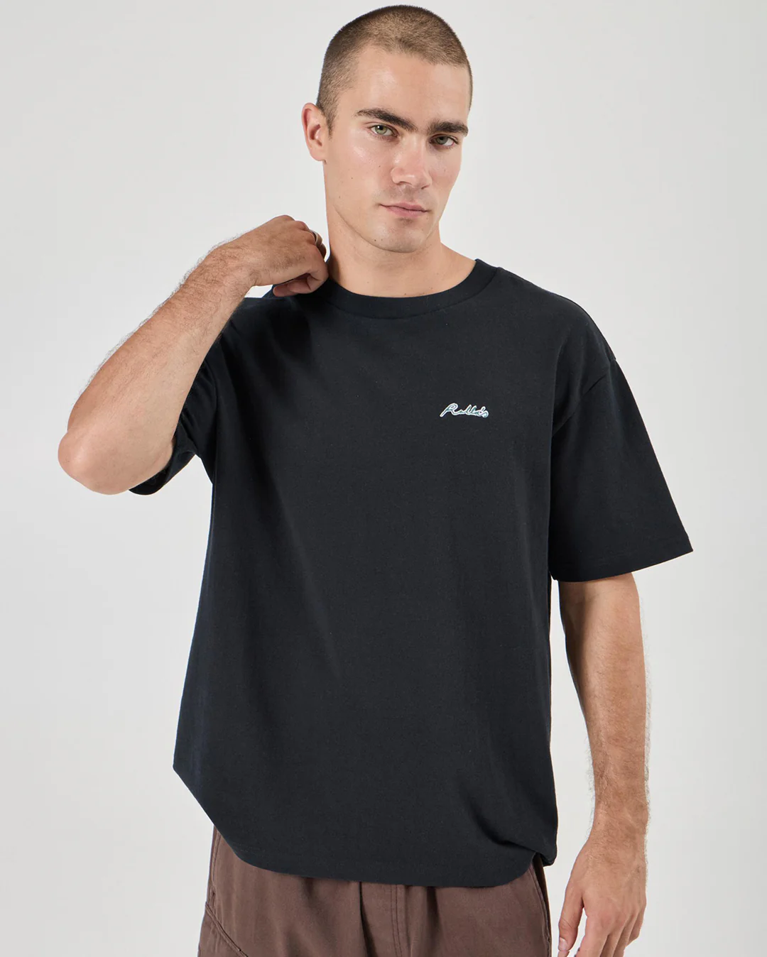 Ezy Rollas Angel T-Shirt - Washed Black - Image 3