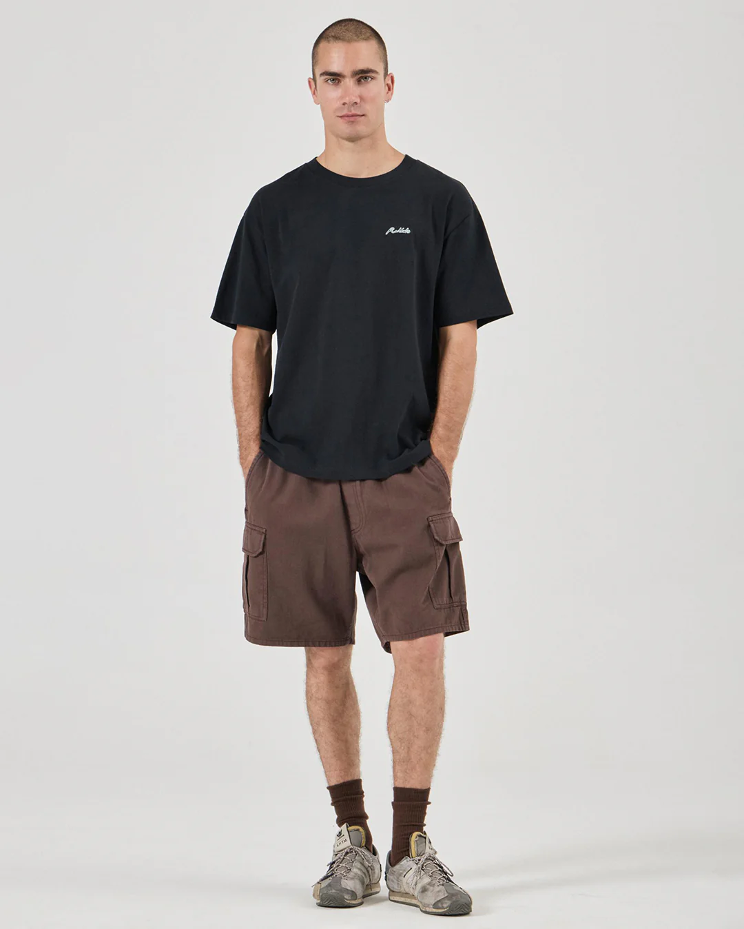 Ezy Rollas Angel T-Shirt - Washed Black - Image 4