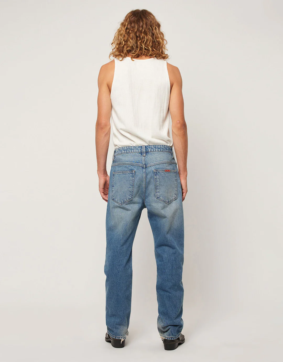 Ezy Blue Reef Denim Jeans - Light Vintage Indigo - Image 4