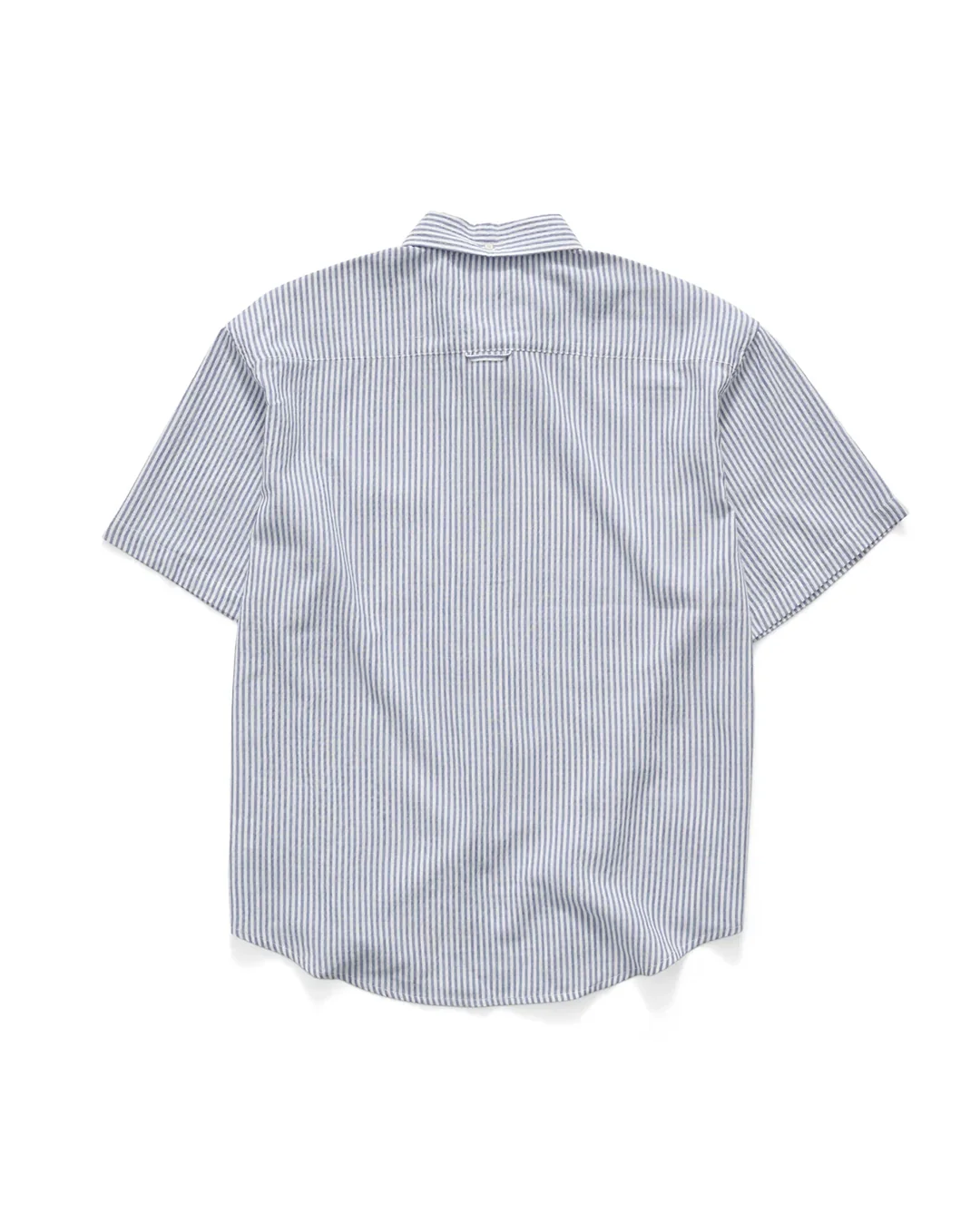 James Stripe Short Sleeve Shirt - Blue Stripe - Image 2