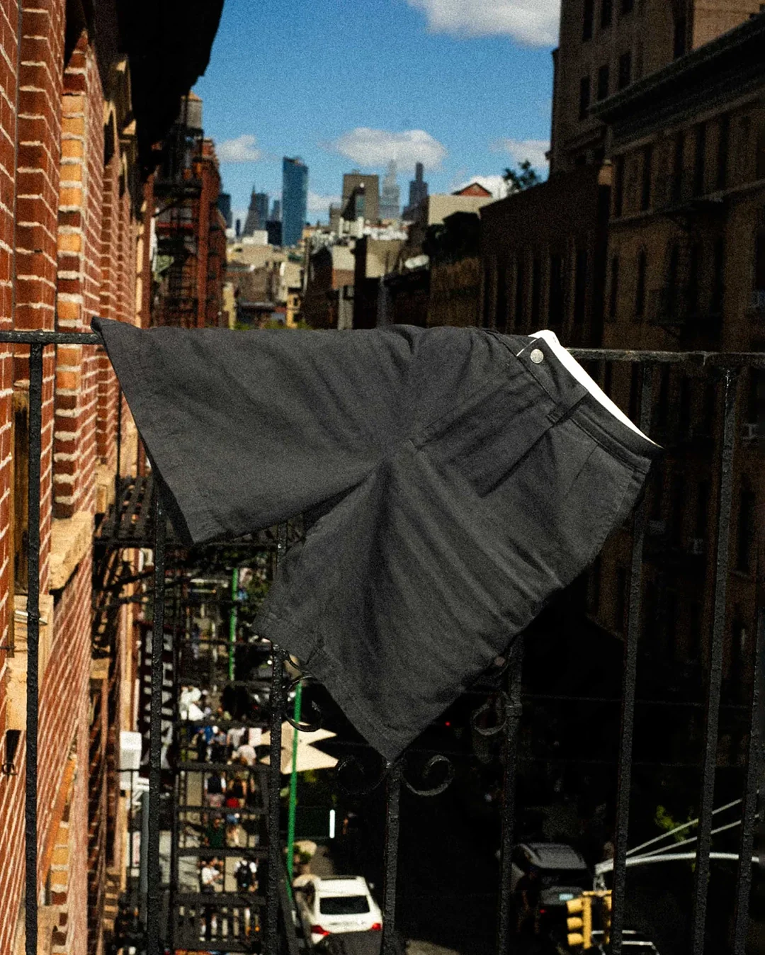 Trench Shorts - Black - Image 3
