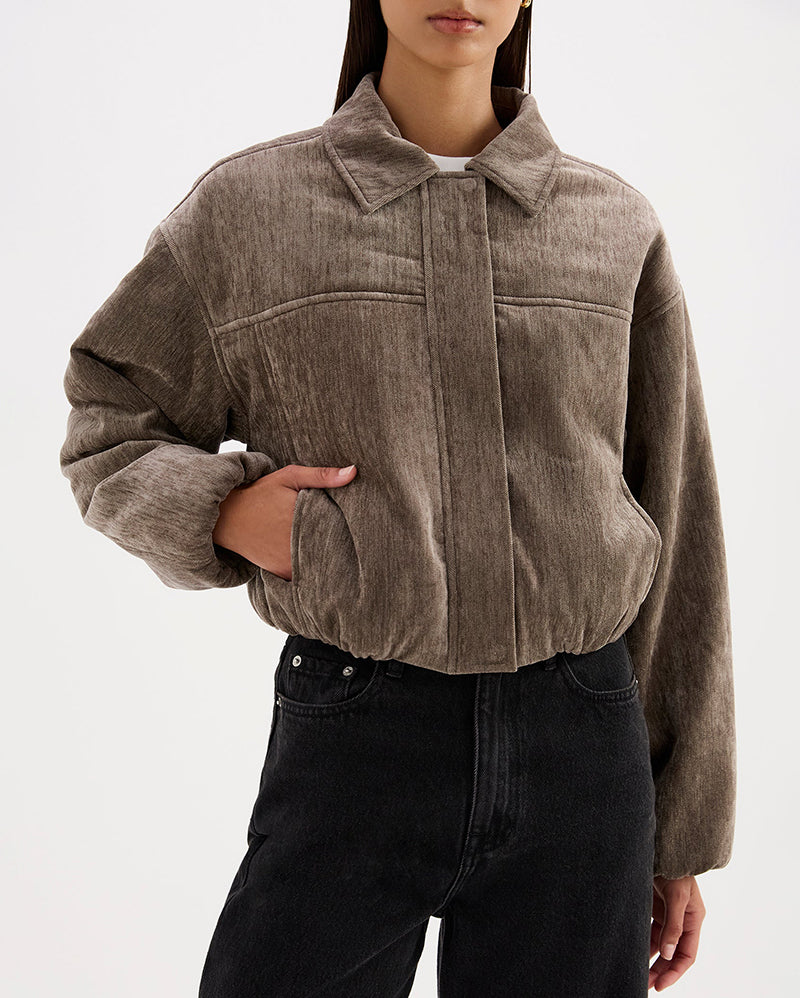 Sabina Bomber - Driftwood - Image 6