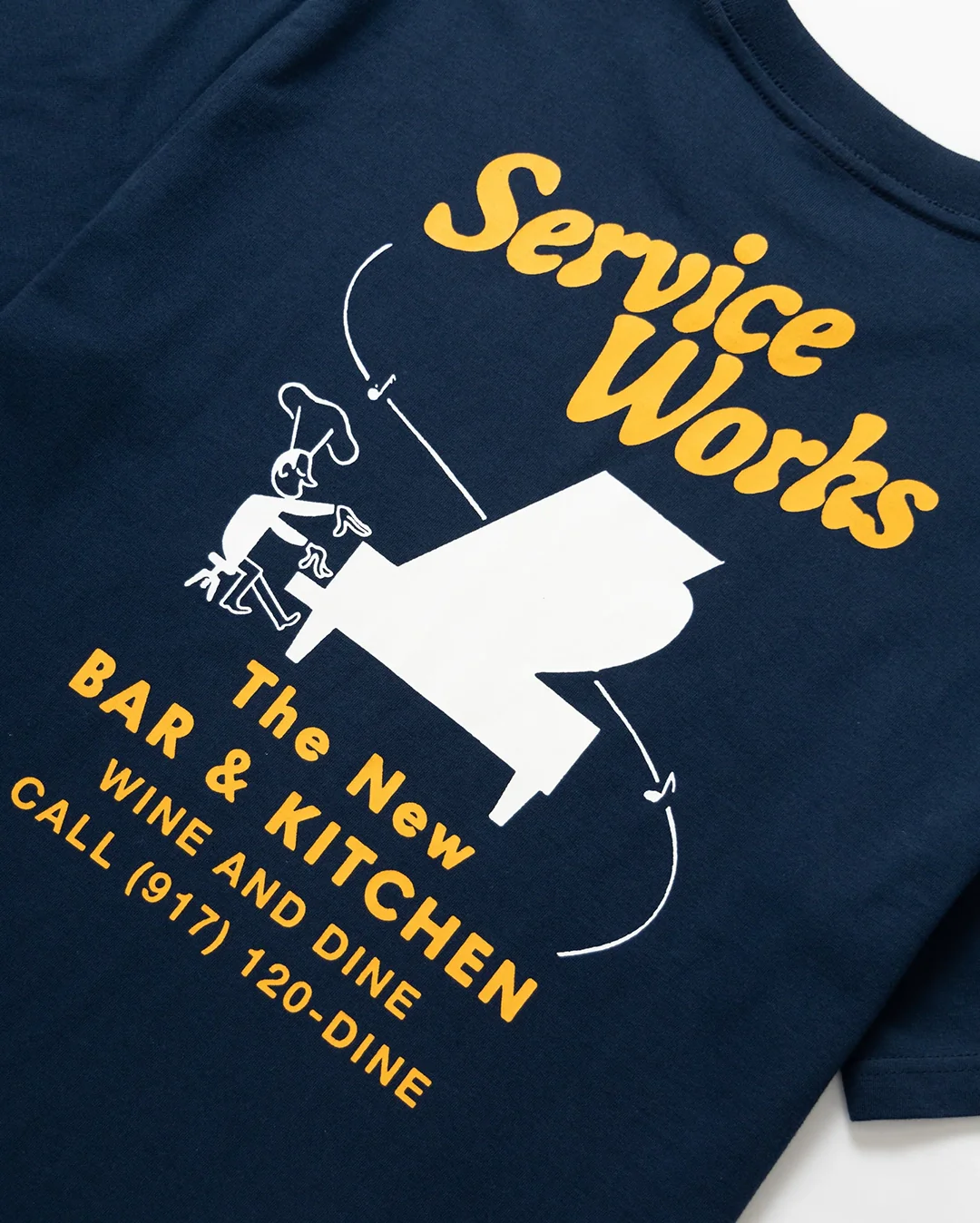 Bar + Kitchen T-Shirt - Navy - Image 6