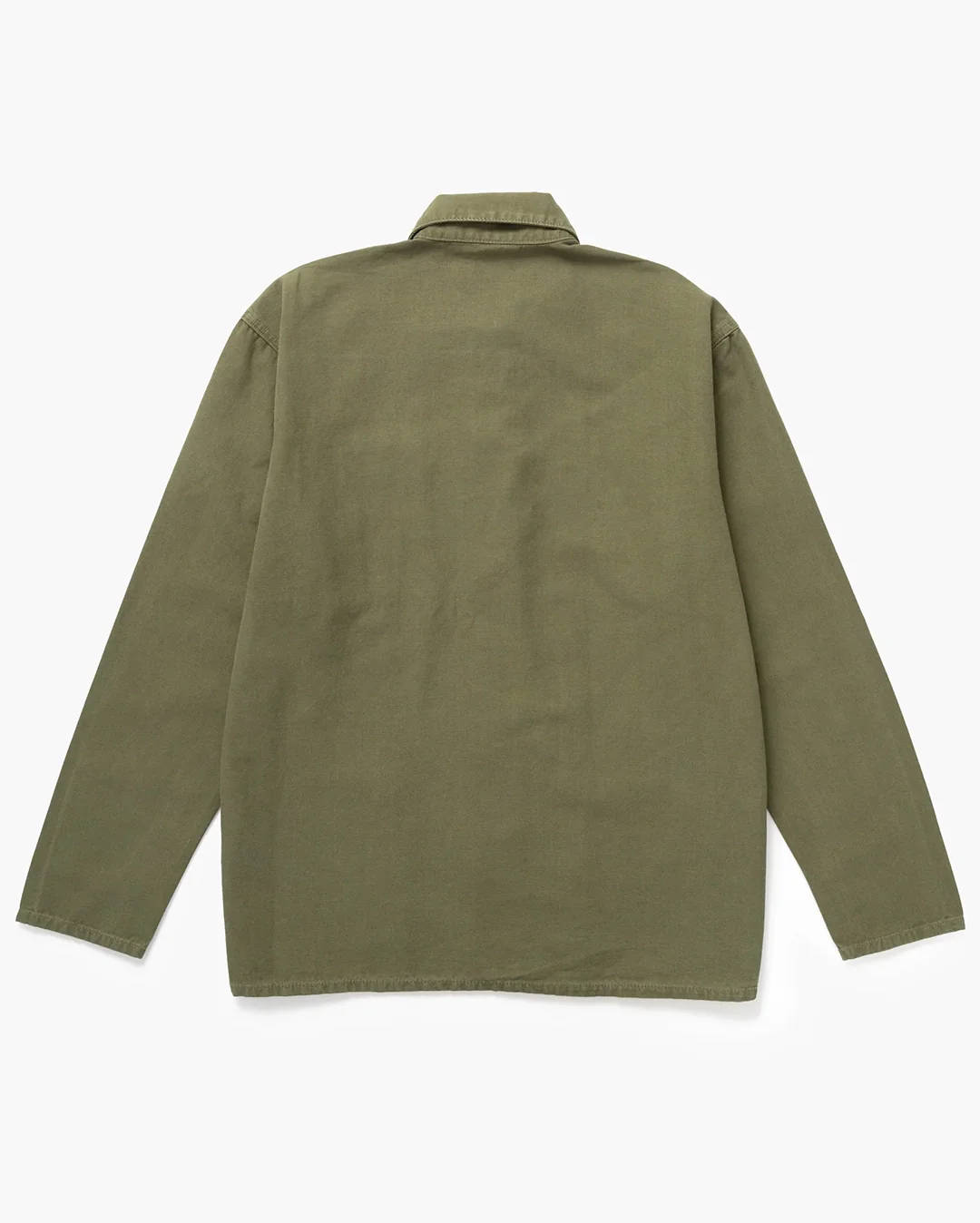 Canvas Chore Shirt - Olive - Image 2