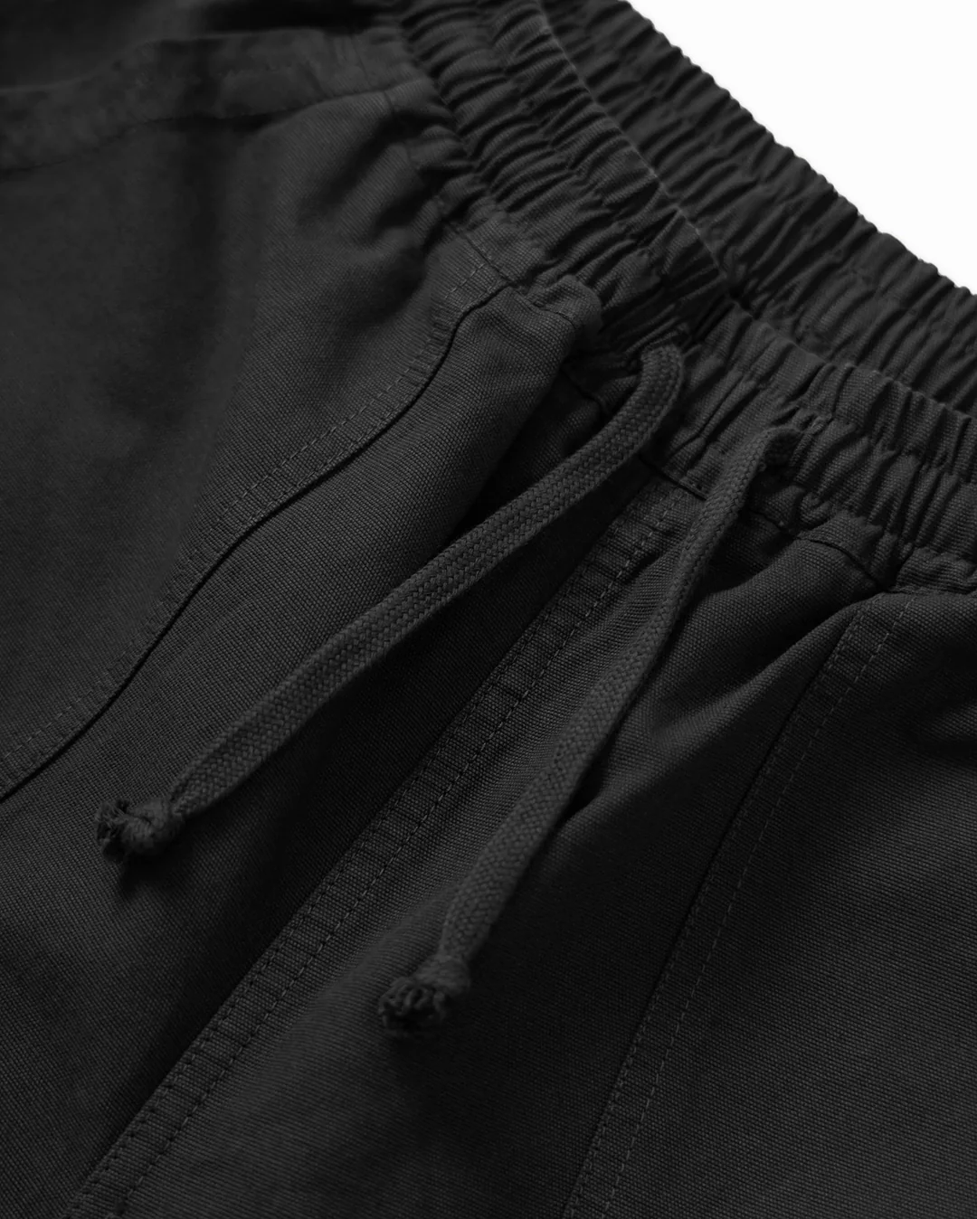 Classic Canvas Chef Shorts - Black - Image 5