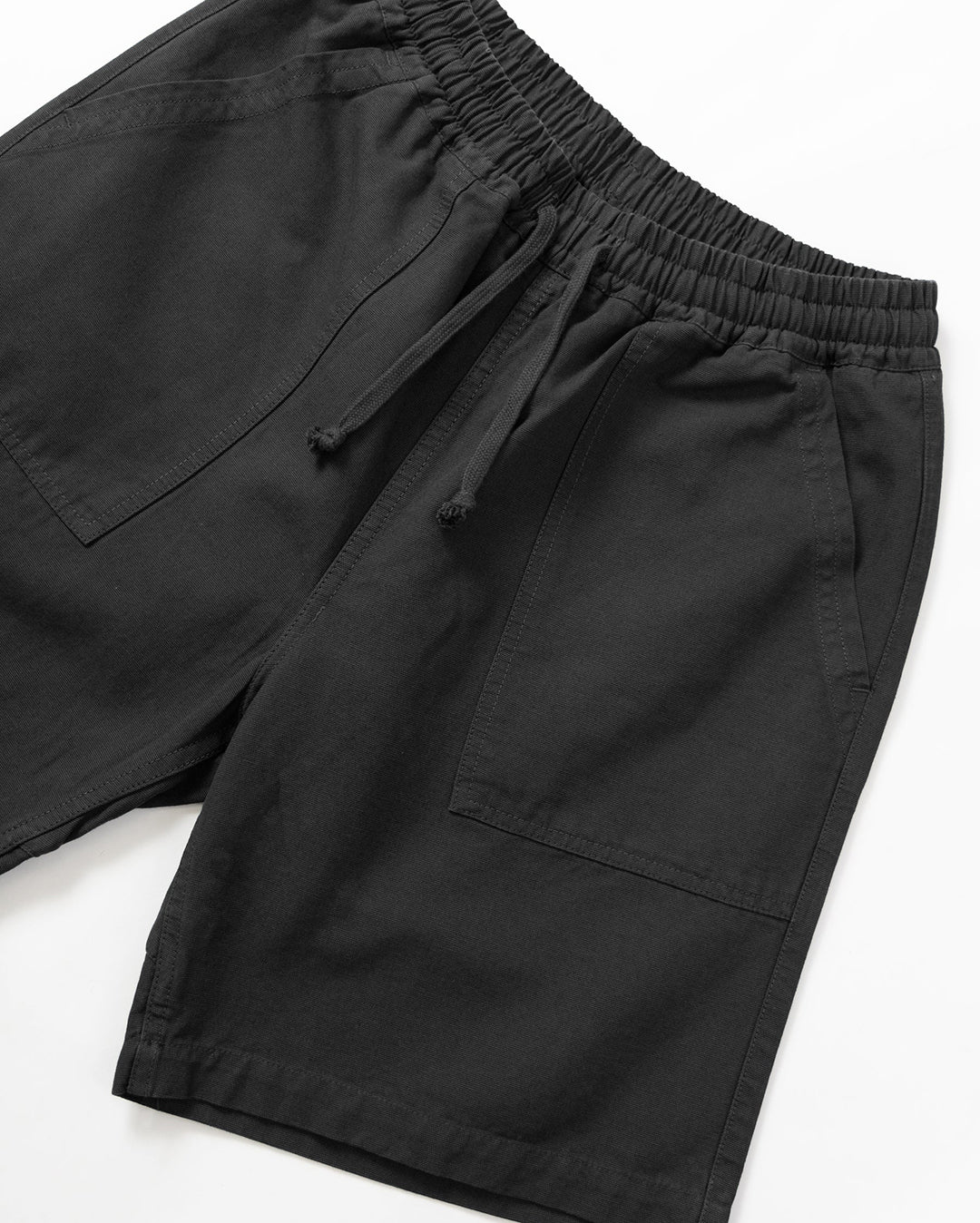 Classic Canvas Chef Shorts - Black - Image 6