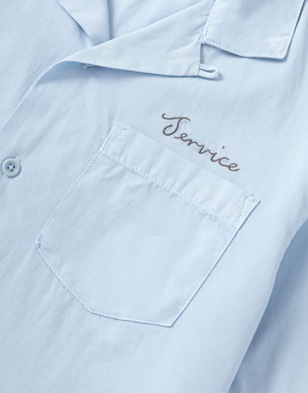Script Resort Shirt - Powder - Image 3