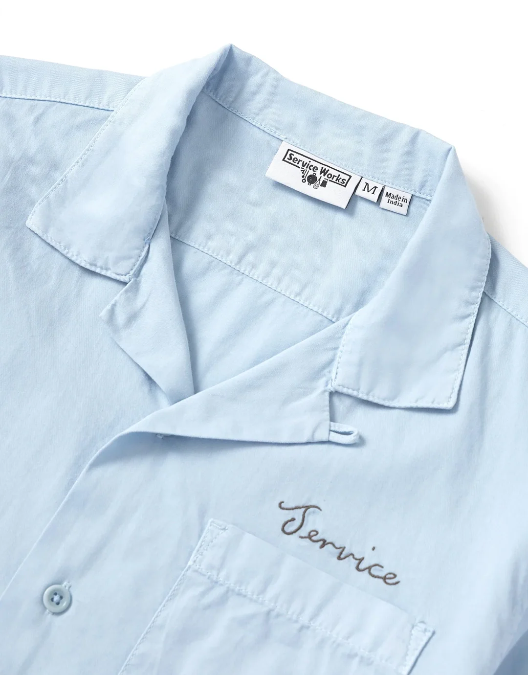 Script Resort Shirt - Powder - Image 4