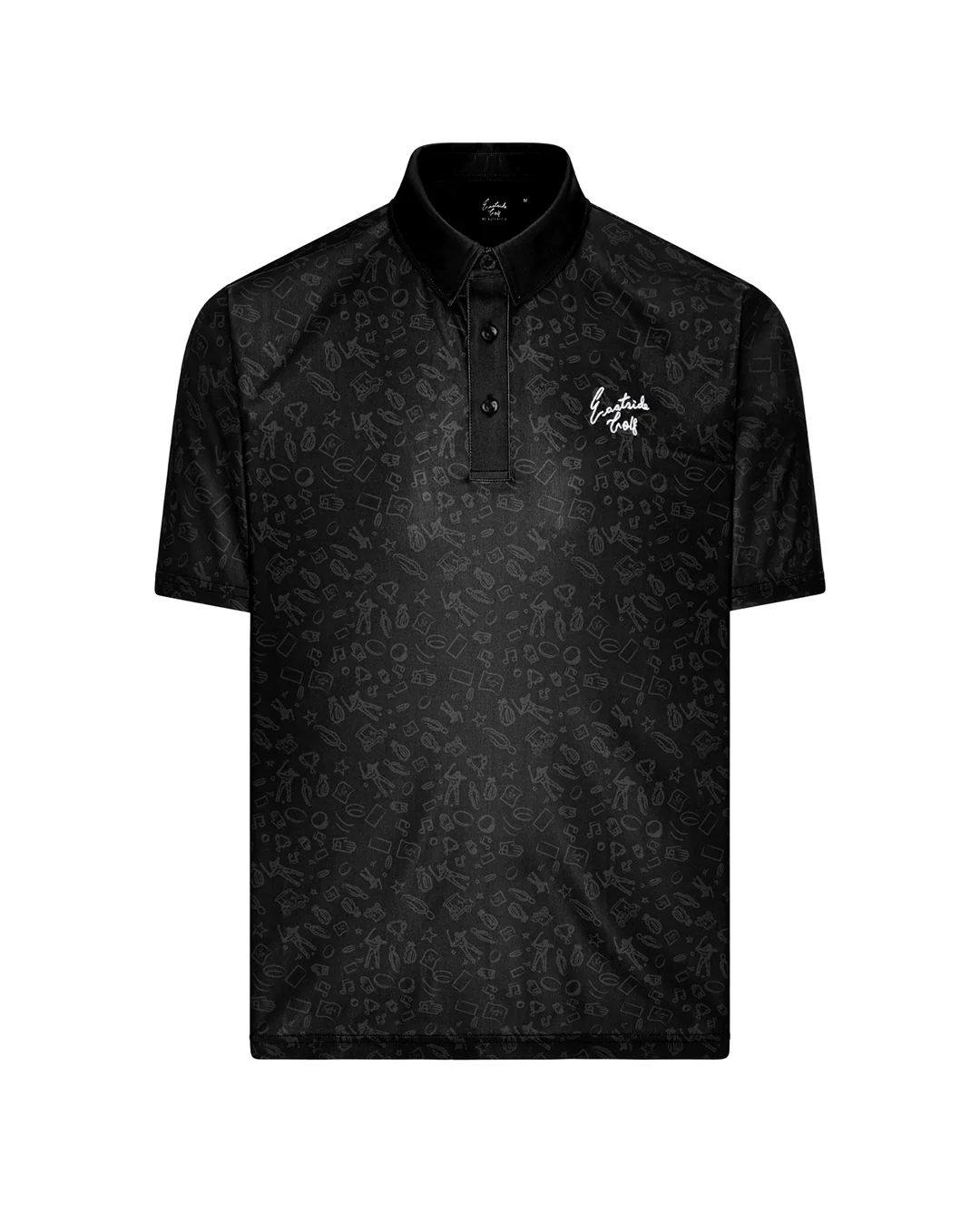 Signature Polo - Black/Charcoal