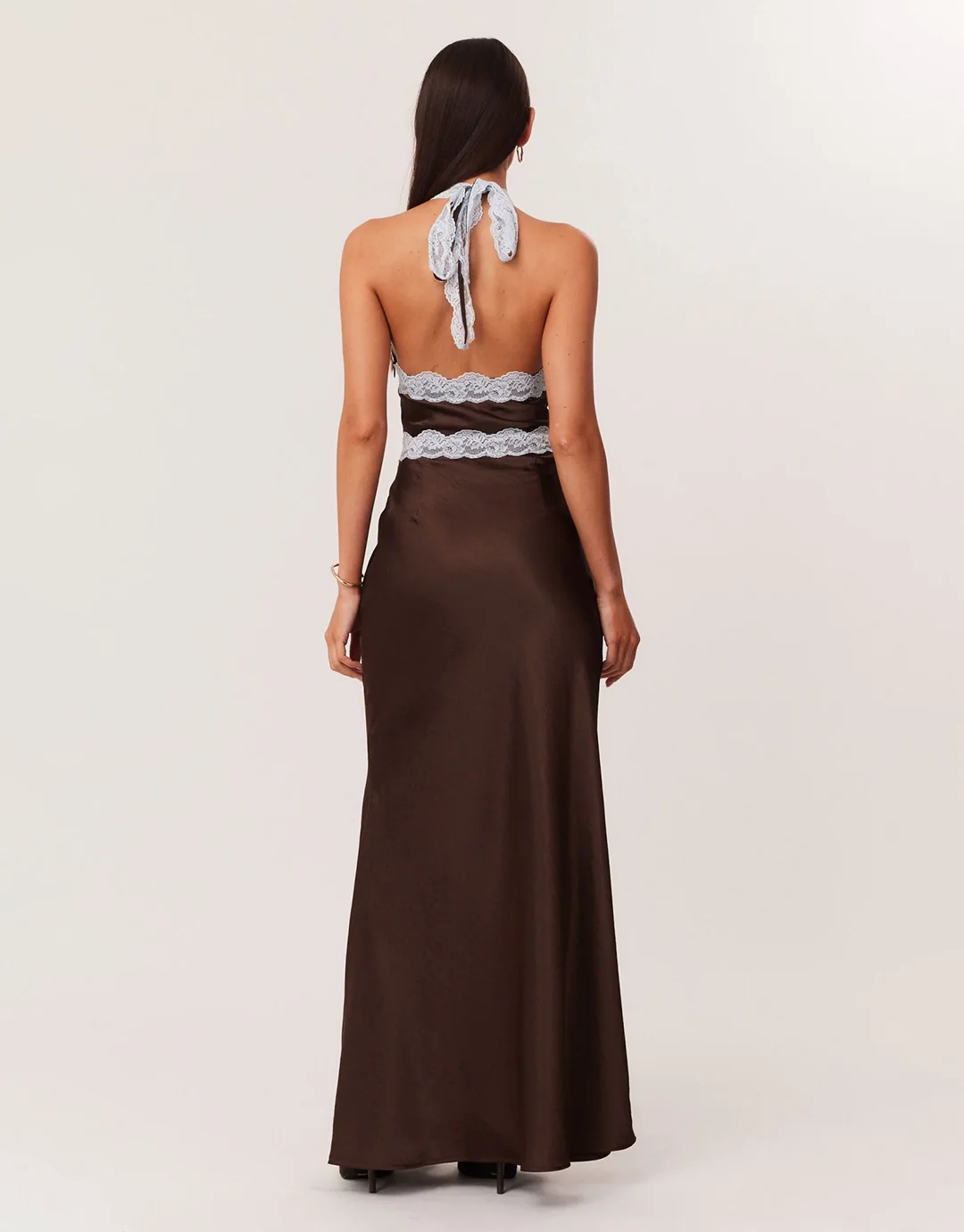Tonya Slip Maxi Dress 2.0 - Chocolate - Image 6