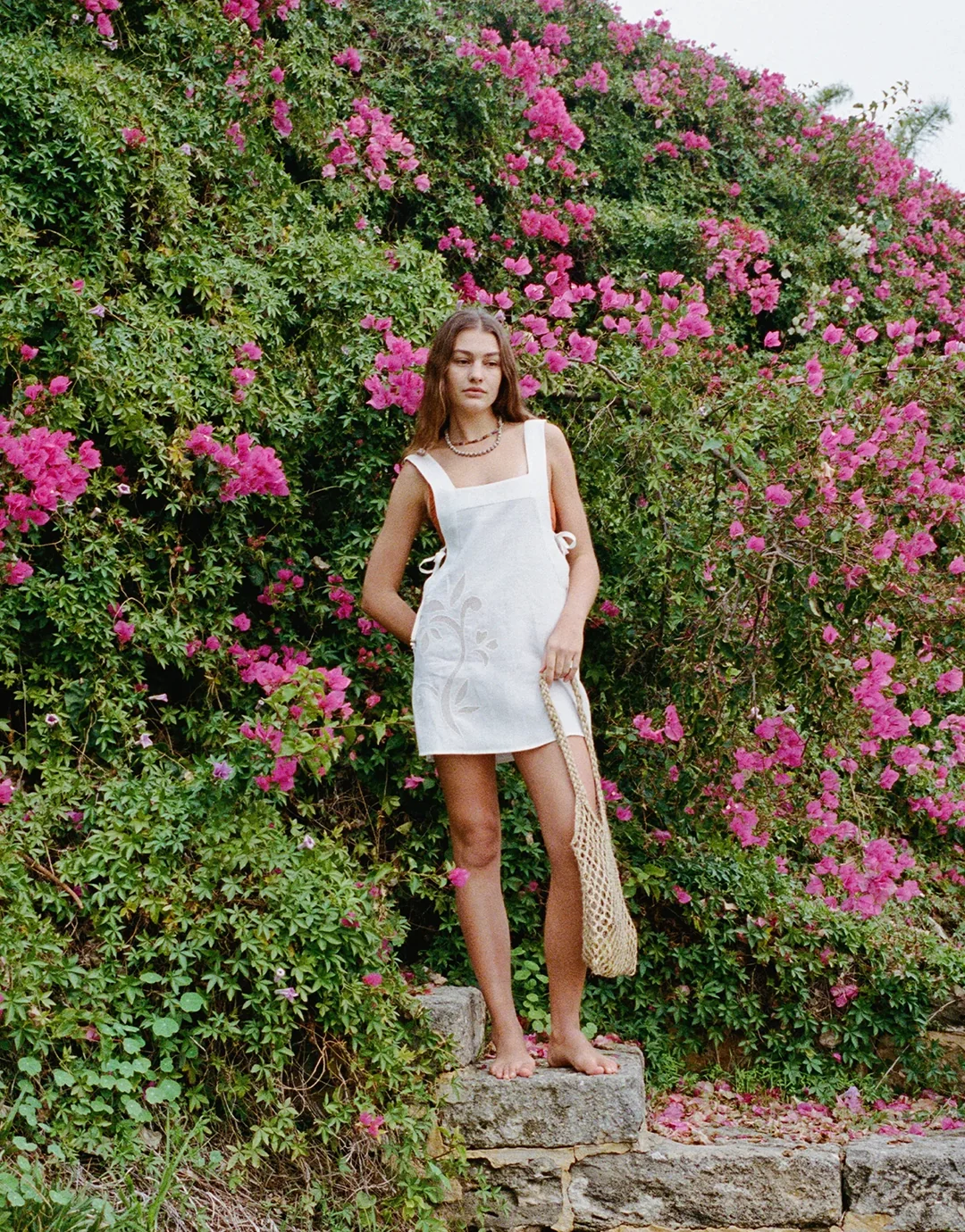 Harper Mini Dress - Lotus Broderie - Image 2