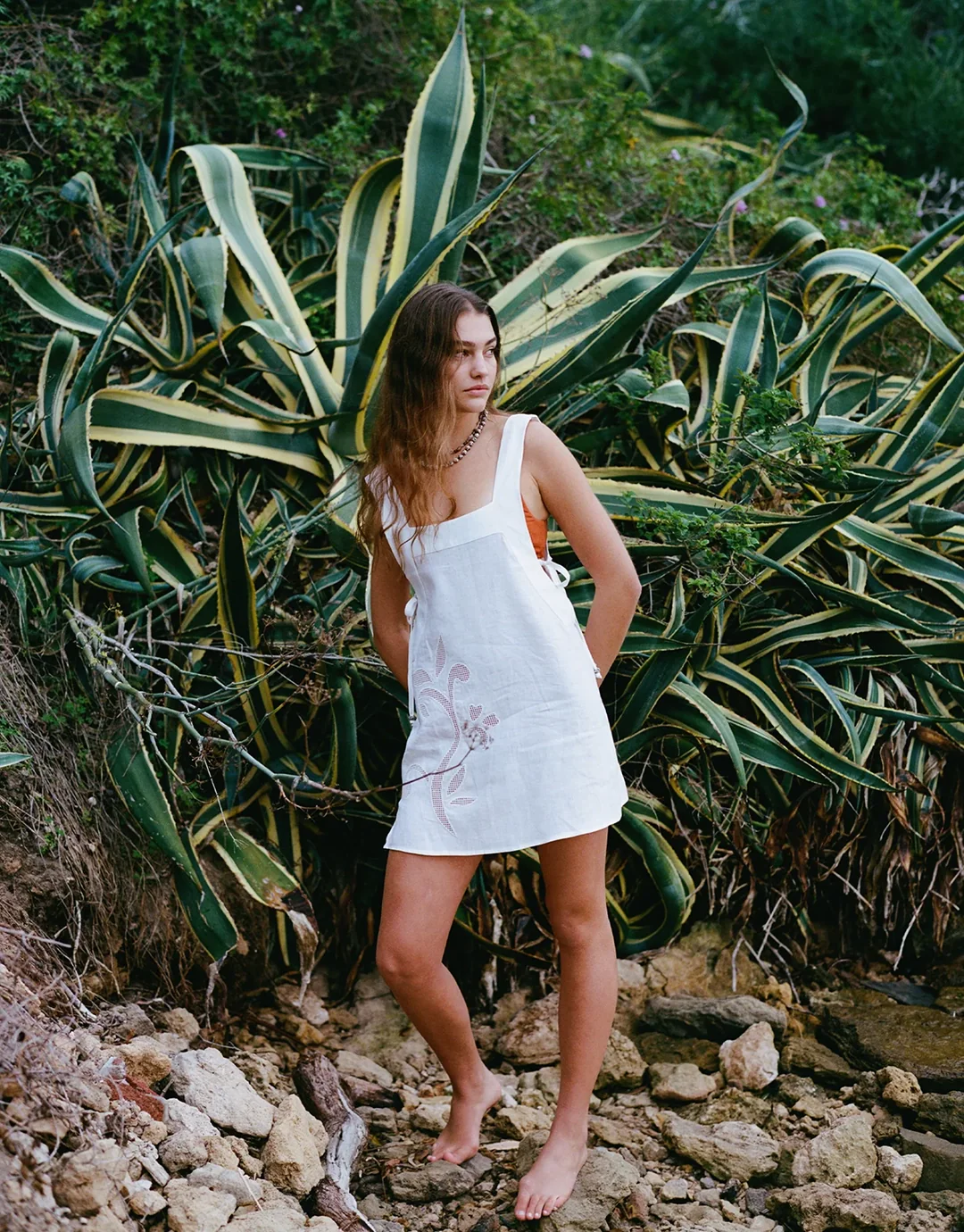 Harper Mini Dress - Lotus Broderie - Image 5