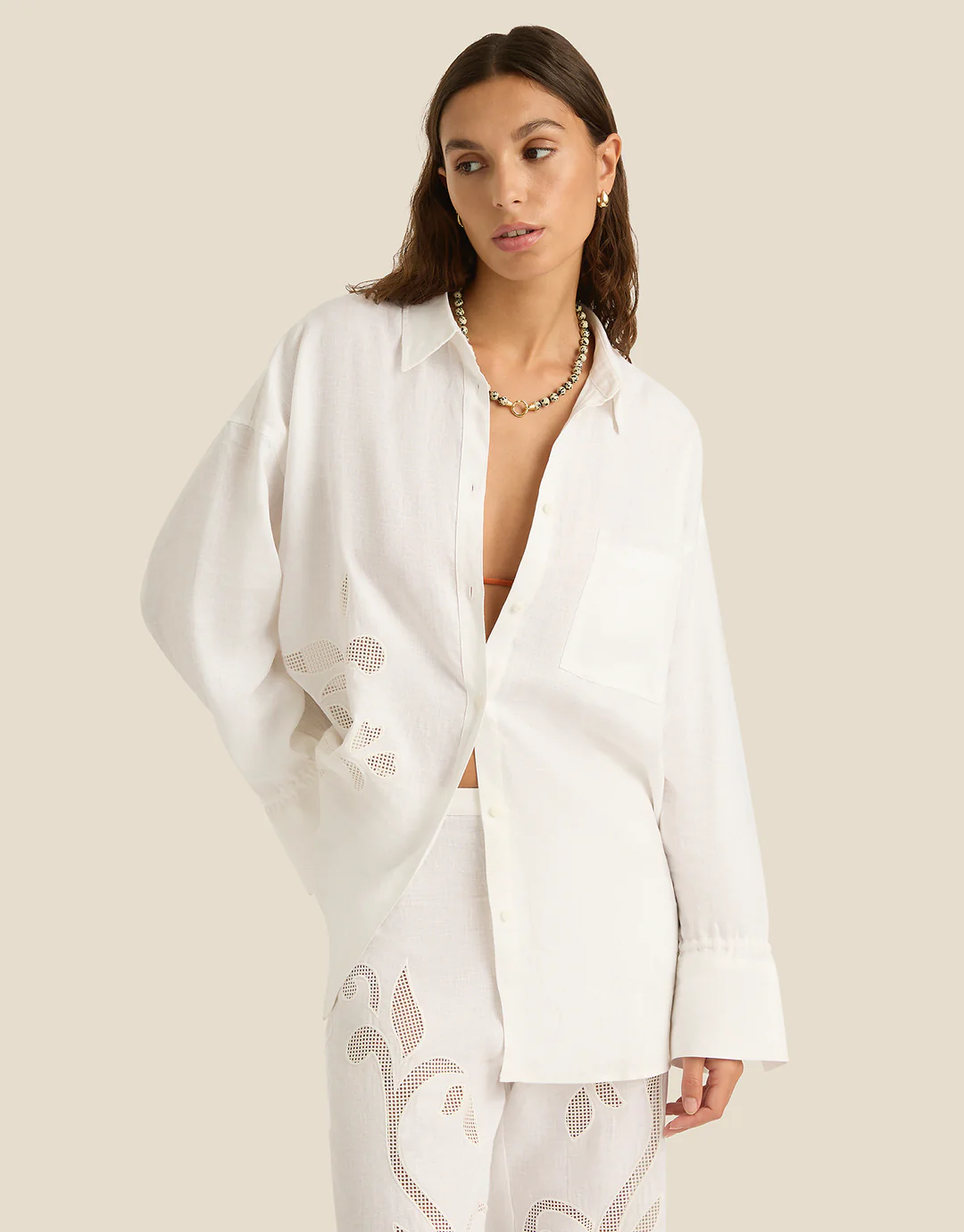 Riley Shirt - Lotus Broderie - Image 6
