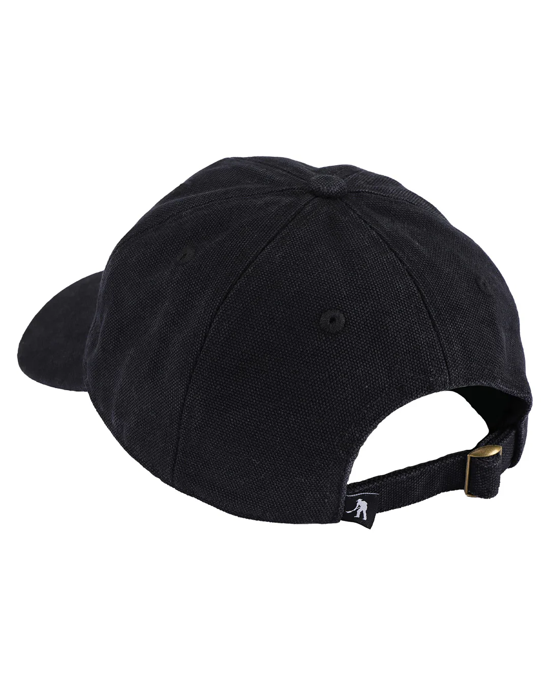 Solid Canvas Leagues Cap - Black - Image 3