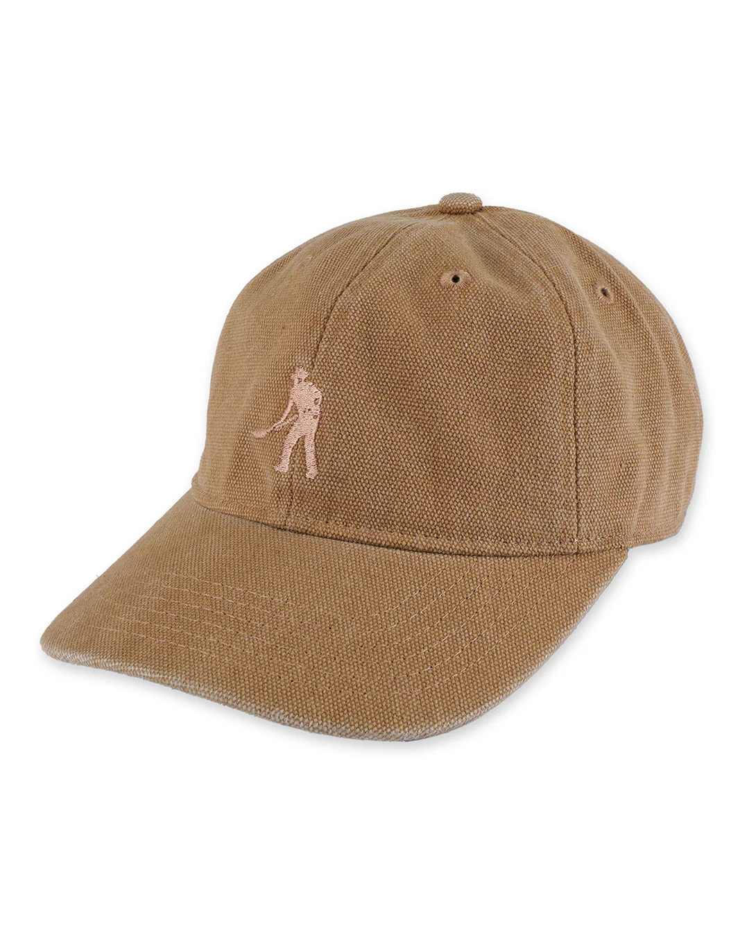 Solid Canvas Leagues Cap - Camel