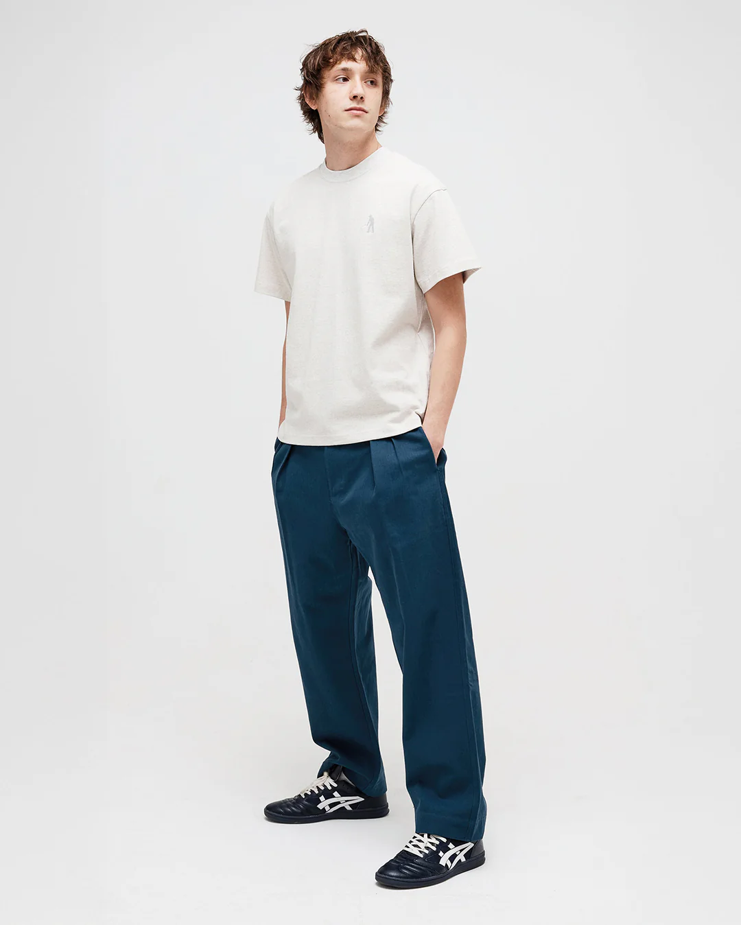 Solid Workers Tee - Ice Marle