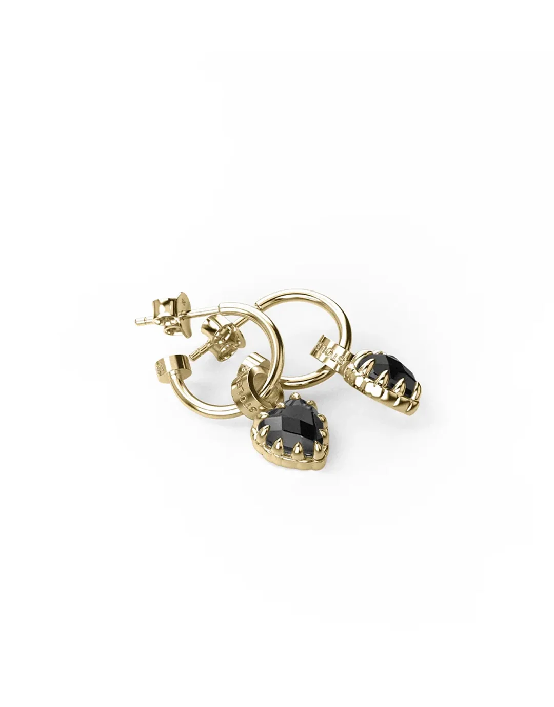 Love Anchor Earrings - Gold - Image 3