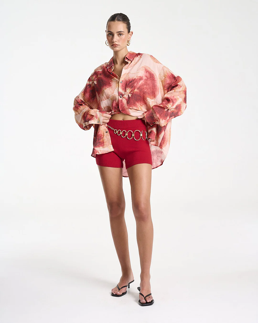 Long Sleeve Oversized Shirt - Aloha - Image 4