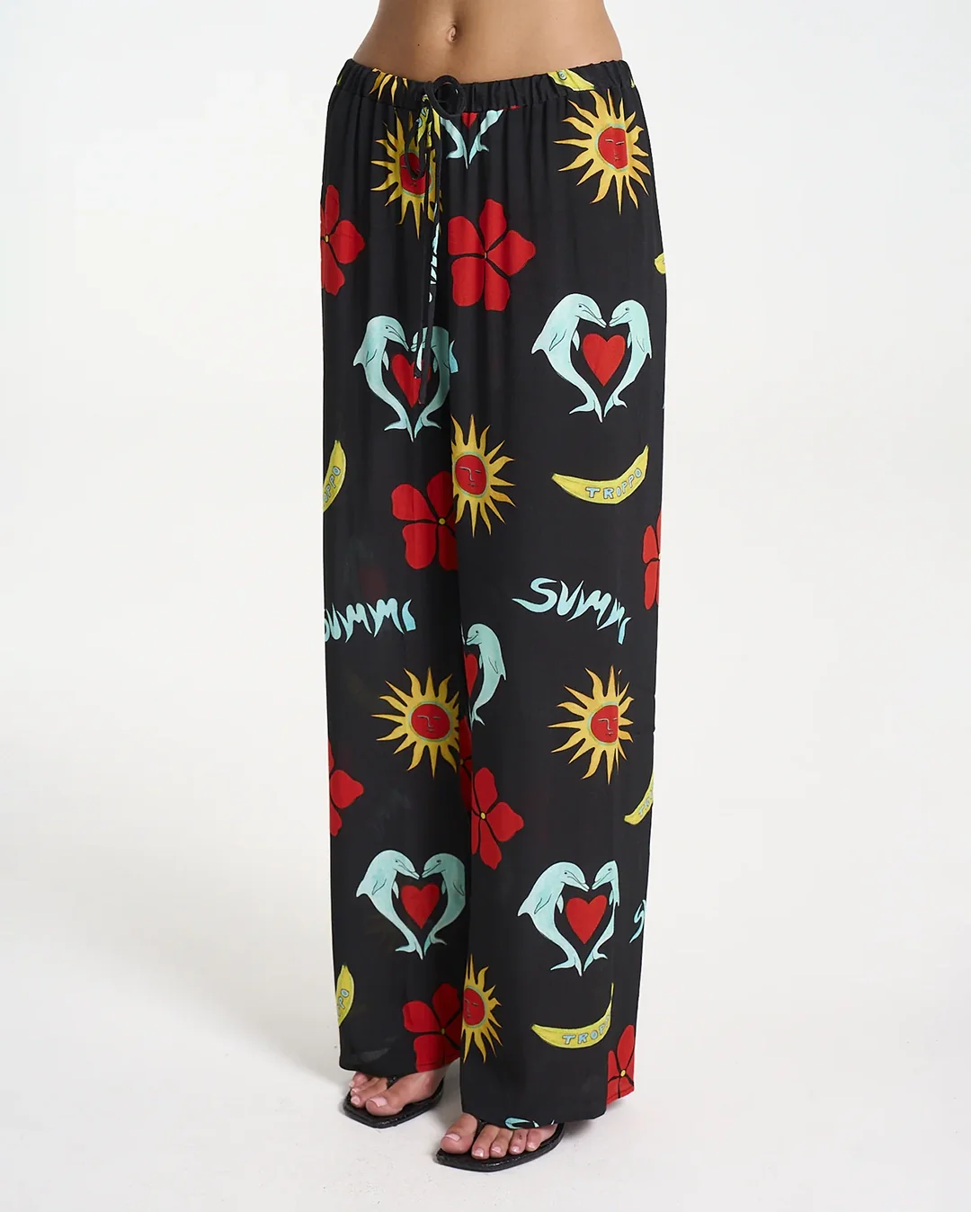 Relaxed Drawstring Pant - Troppo Night