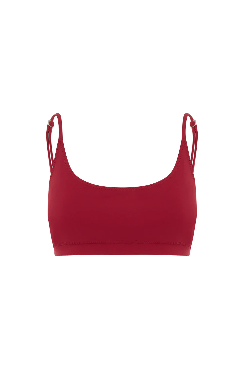 Sporty Crop - Carmine Red - Image 2