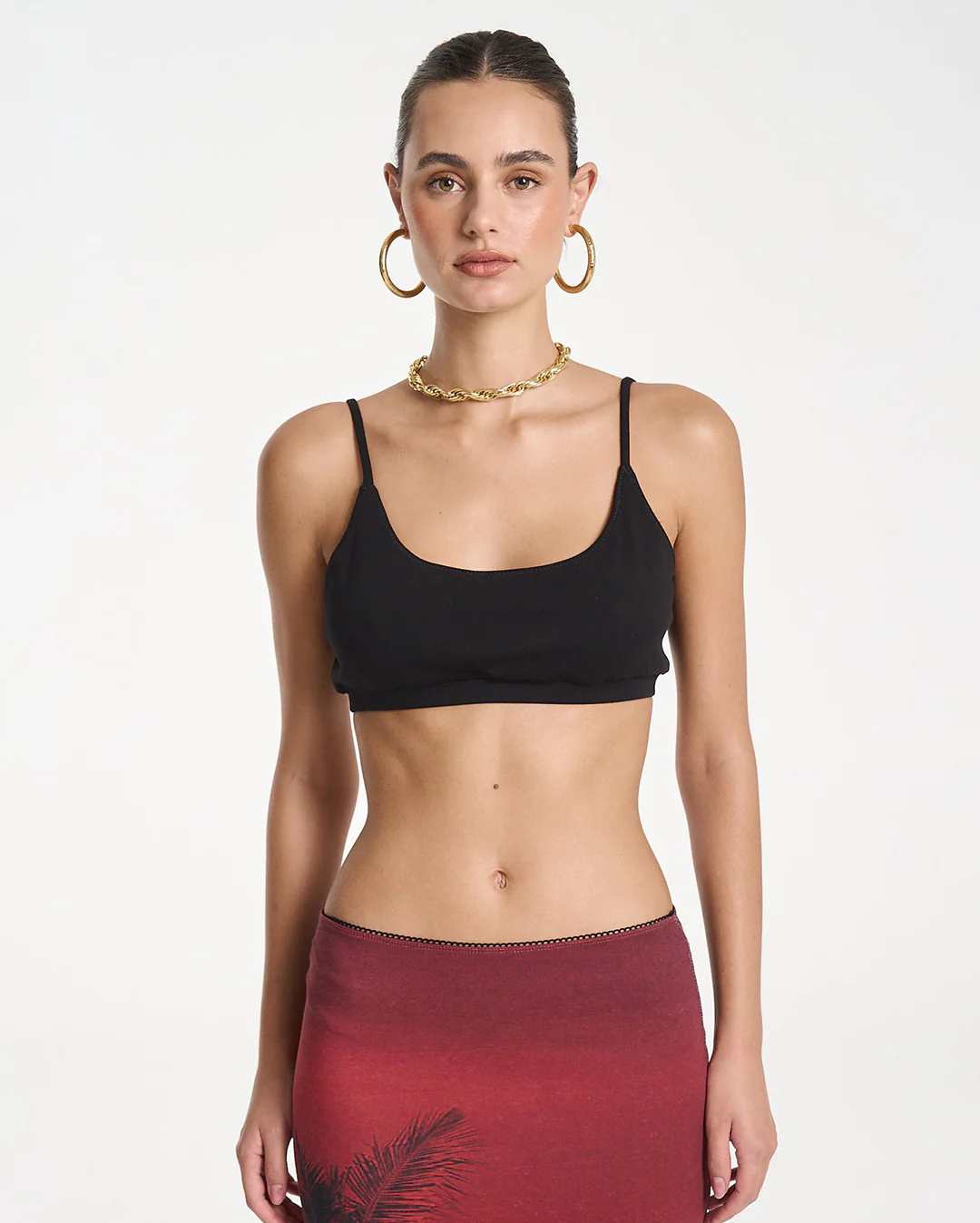 Sporty Crop - Midnight Black - Image 2