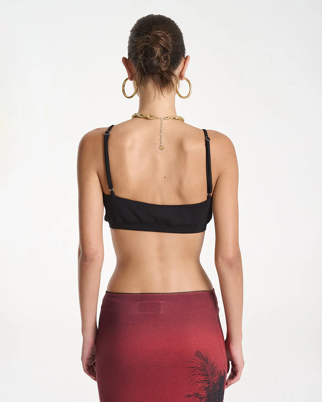 Sporty Crop - Midnight Black - Image 4