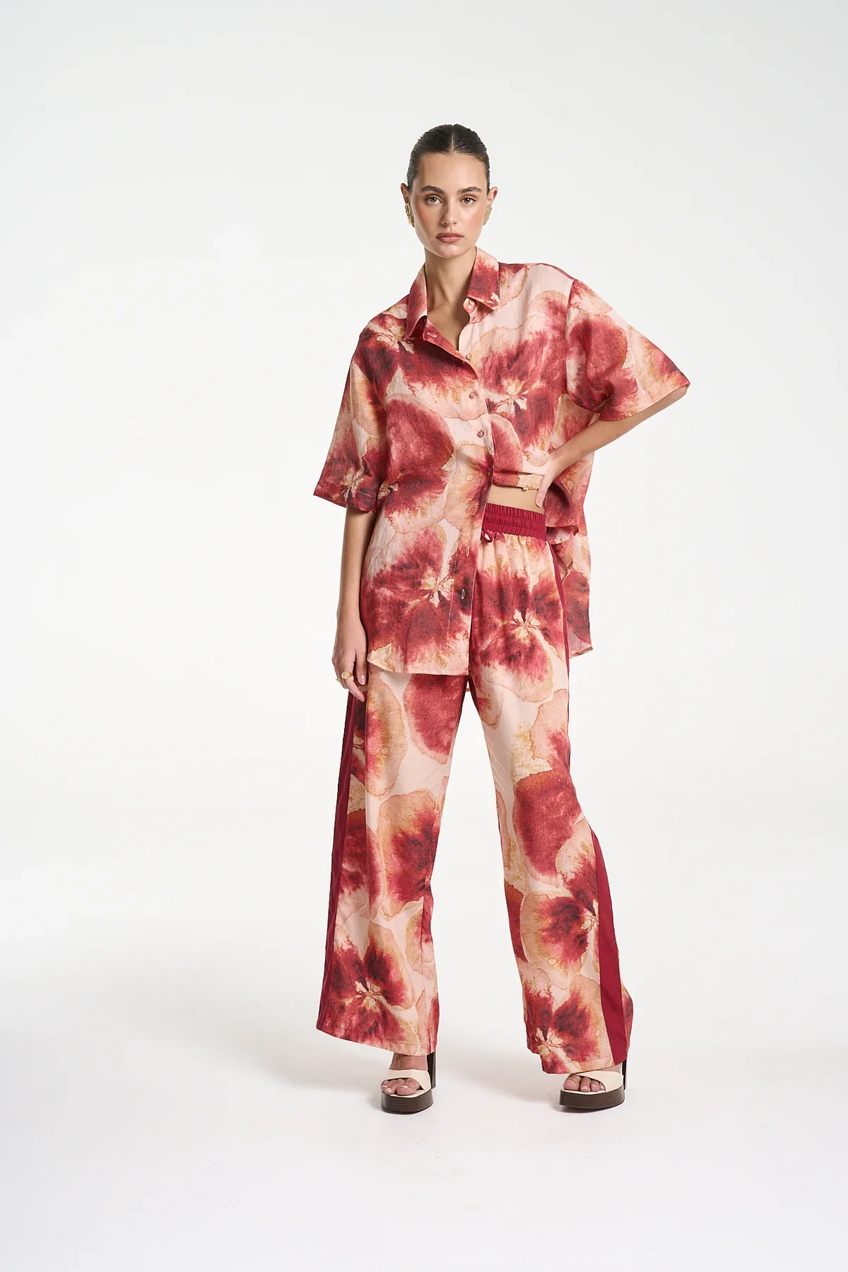 Wide Leg Pants - Aloha - Image 3