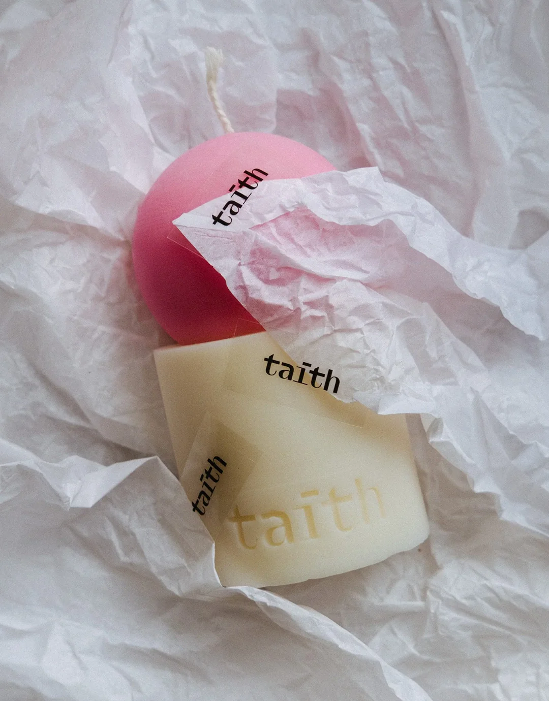 Lulu Candle - Pink Cream - Image 3