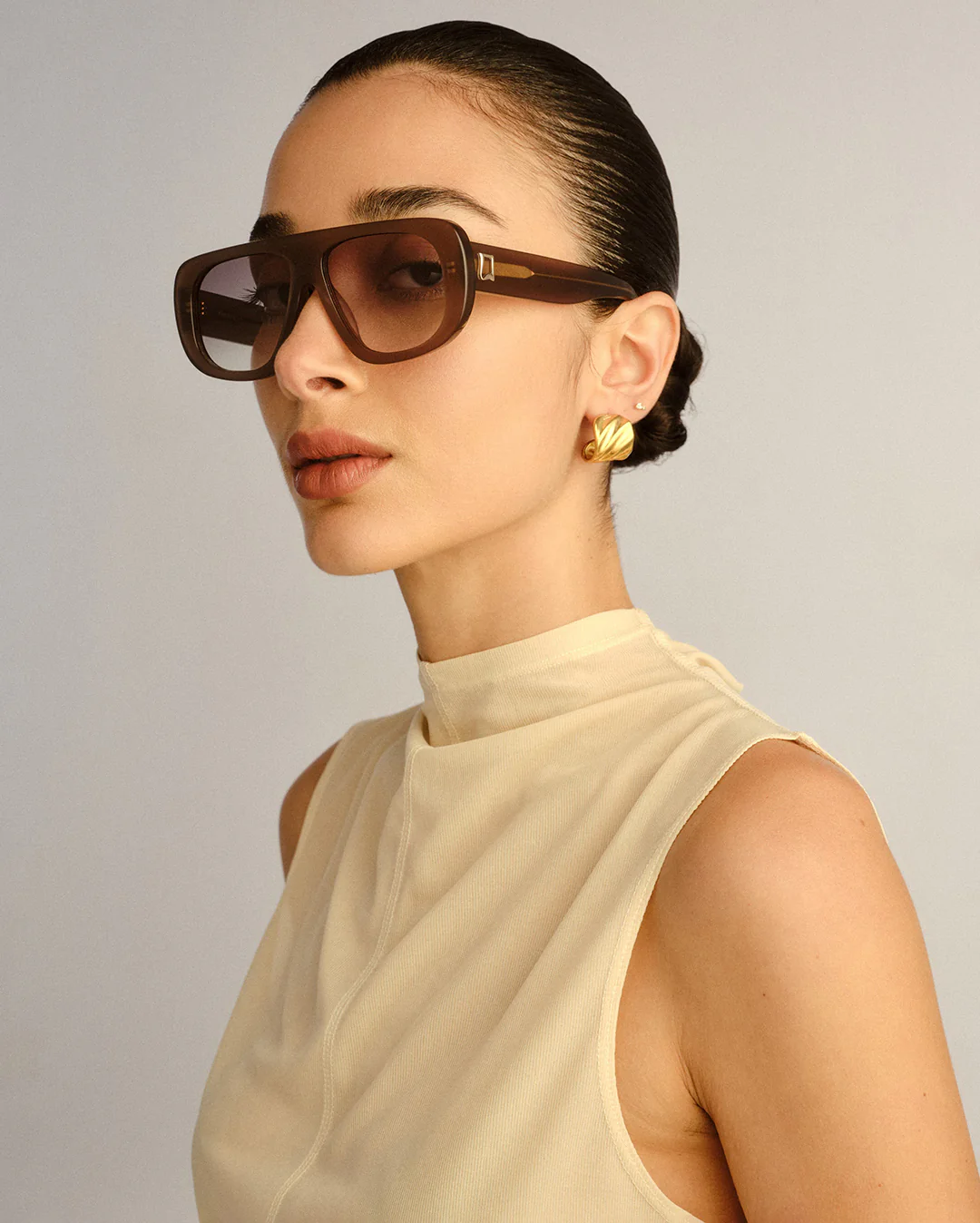 The Dionne Sunglasses - Mushroom - Image 2